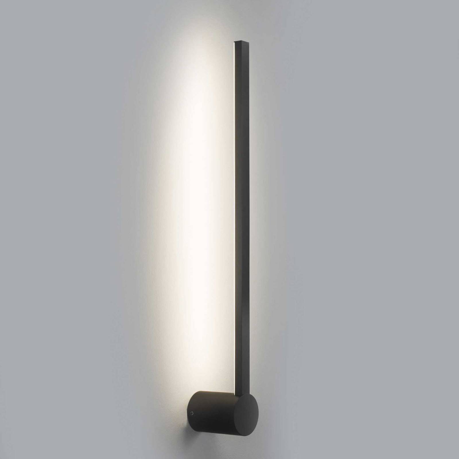 Forlight LED-badrumsvägglampa Passeggio Nova 60 cm svart