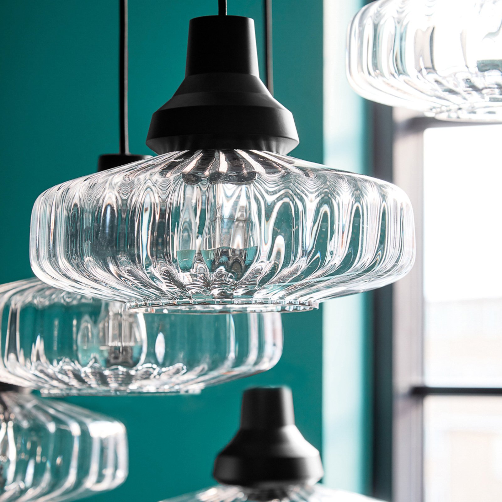 Pendant light New Wave Optic, clear