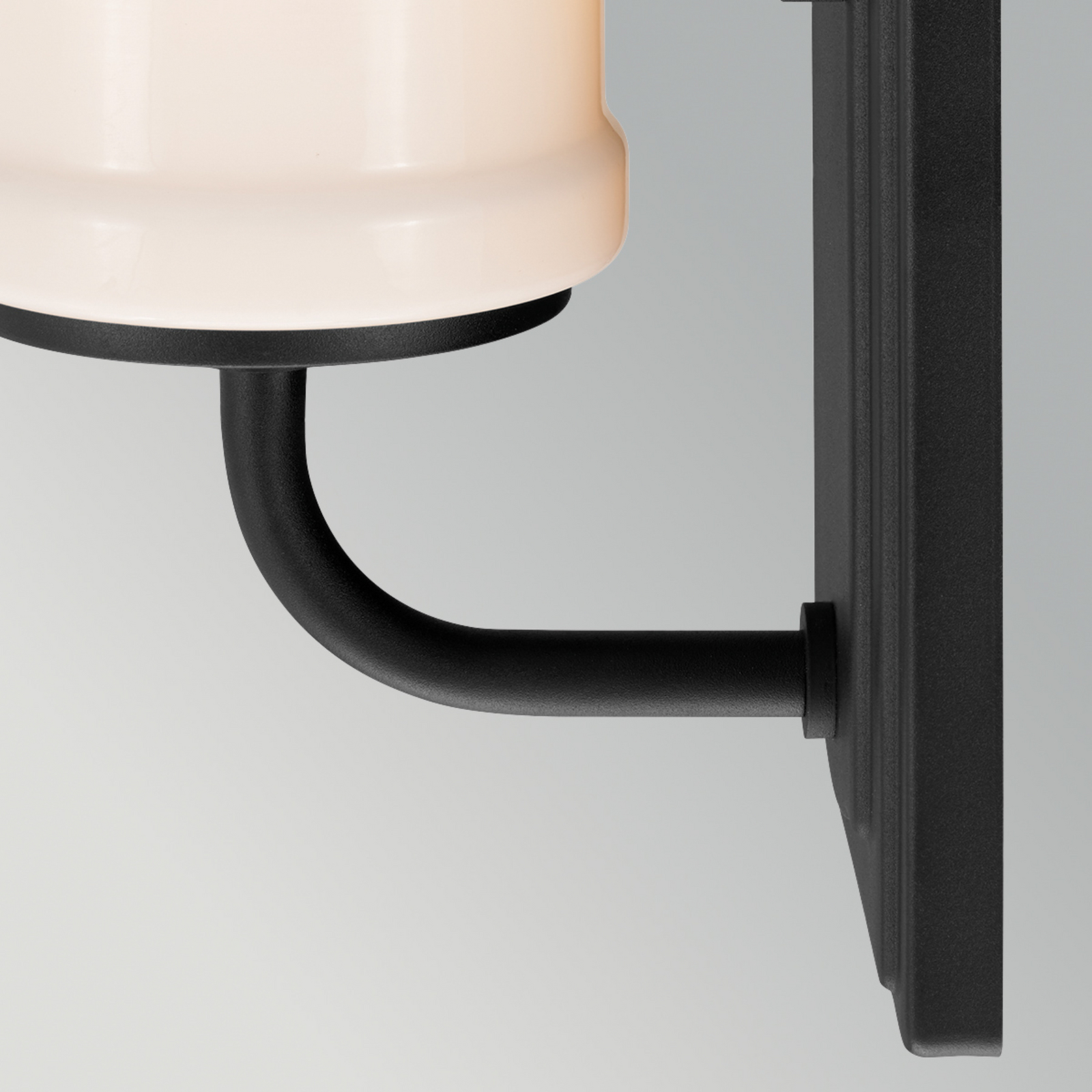Nástenné svetlo Vetivene, čierna, výška 31 cm, IP44, G9-LED – KICHLER Nástenné svetlo Vetivene, čierna, výška 31 cm, IP44, G9-LED – KICHLER