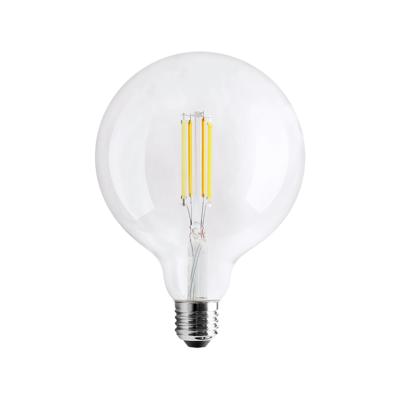 LED-Lampe E27 4,5 W, dimmbar, CCT, Tuya, Ø 12,5 cm