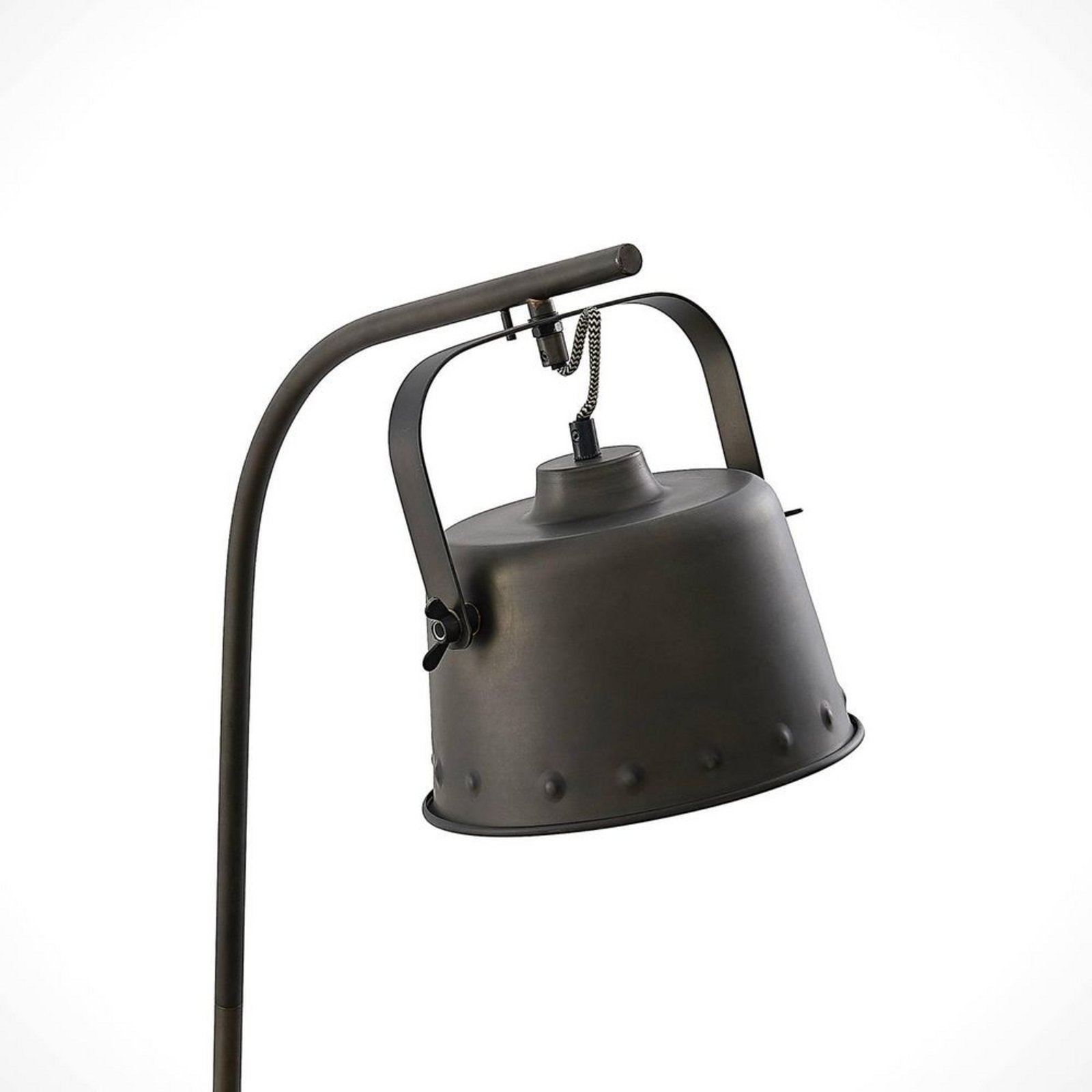 Rubinjo Lampadar Wood/Black - Lindby