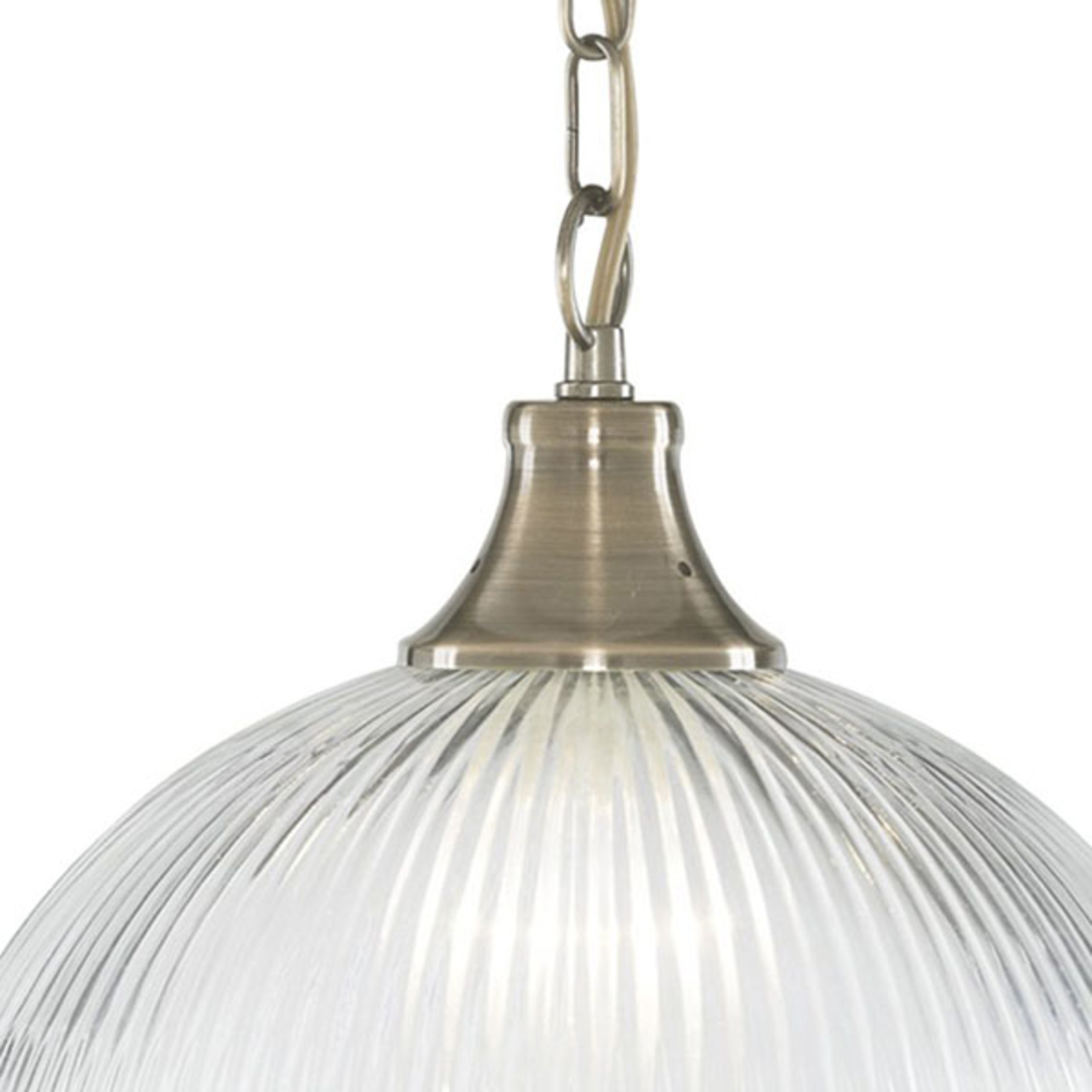 American Diner pendant light, one-bulb brass
