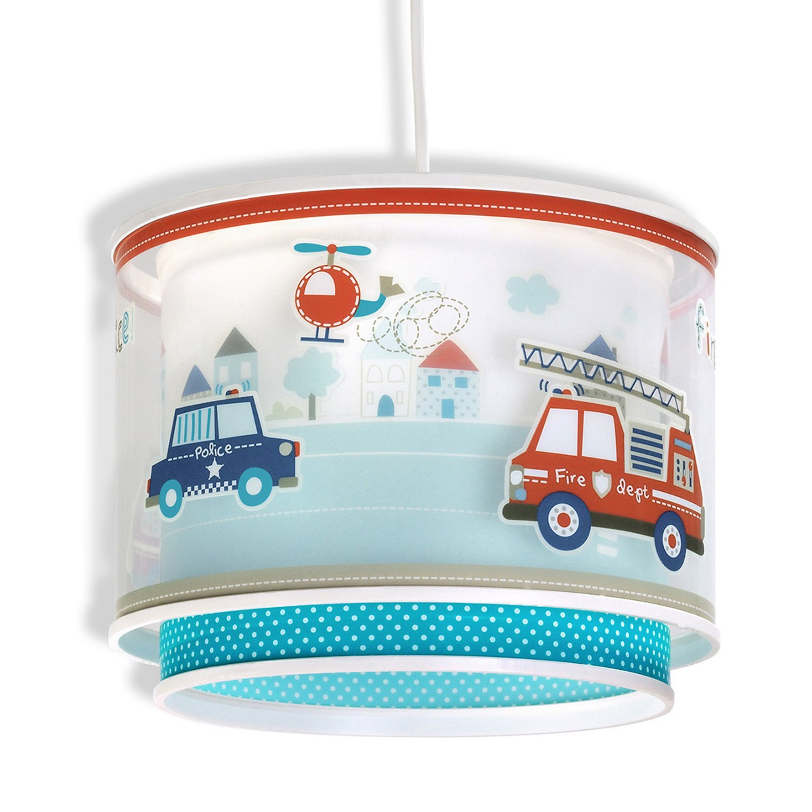 Police - Pendant light for the boys' room