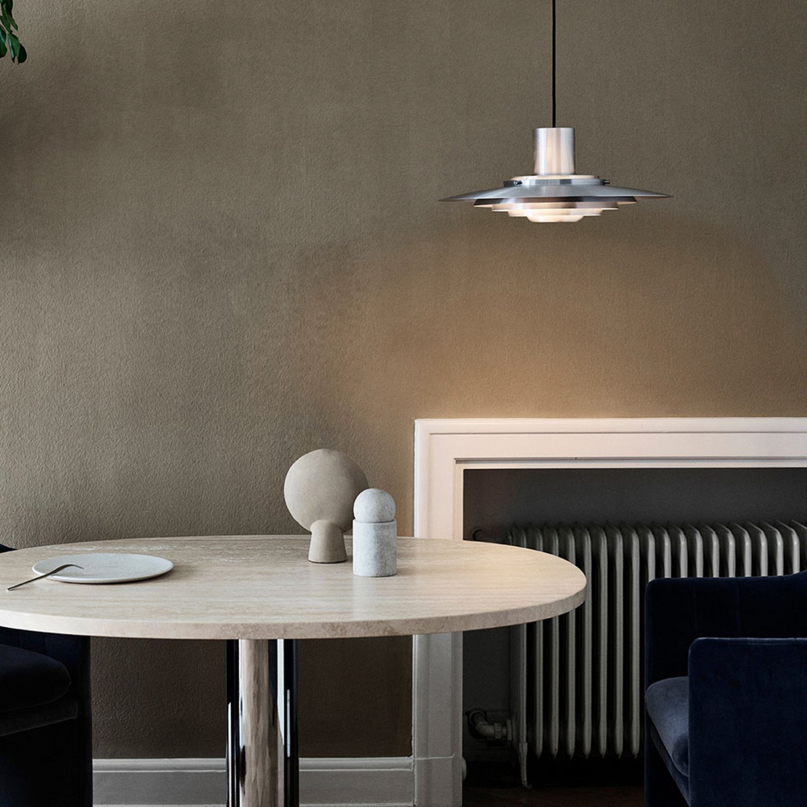 P376 Lámpara colgante KF1 Aluminio - &Tradition