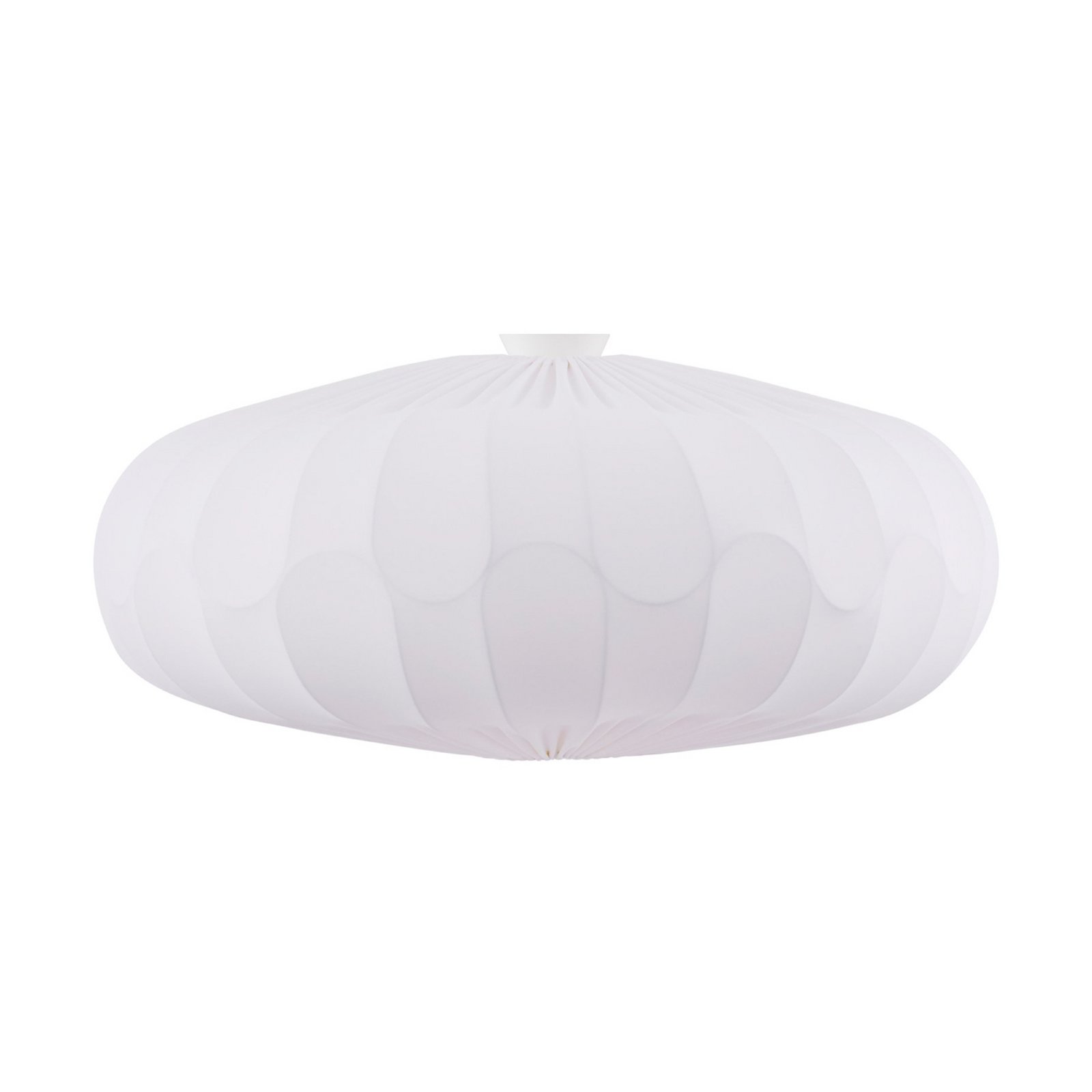 Globen Lighting Lampa sufitowa BLADVERK, biała, Ø 70 cm, tekstylna