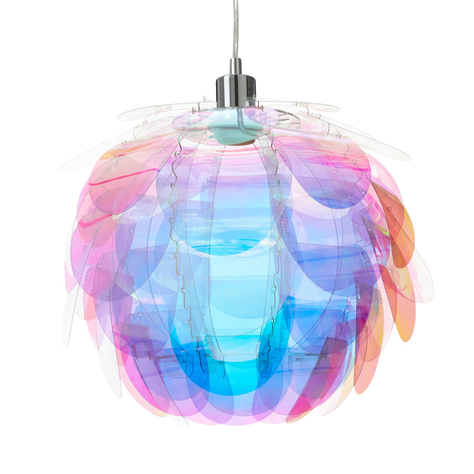 Висяща лампа Clover в цветовете на дъгата