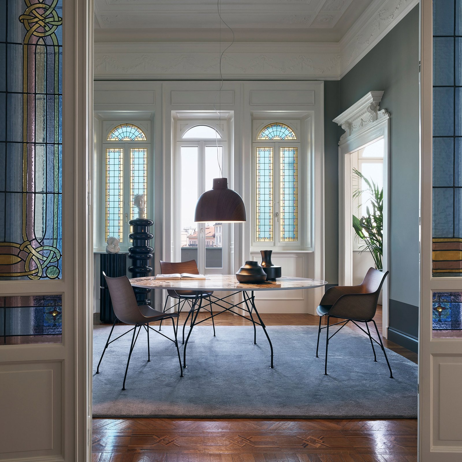 Bellissima Pendelleuchte Matt Schwarz - Kartell