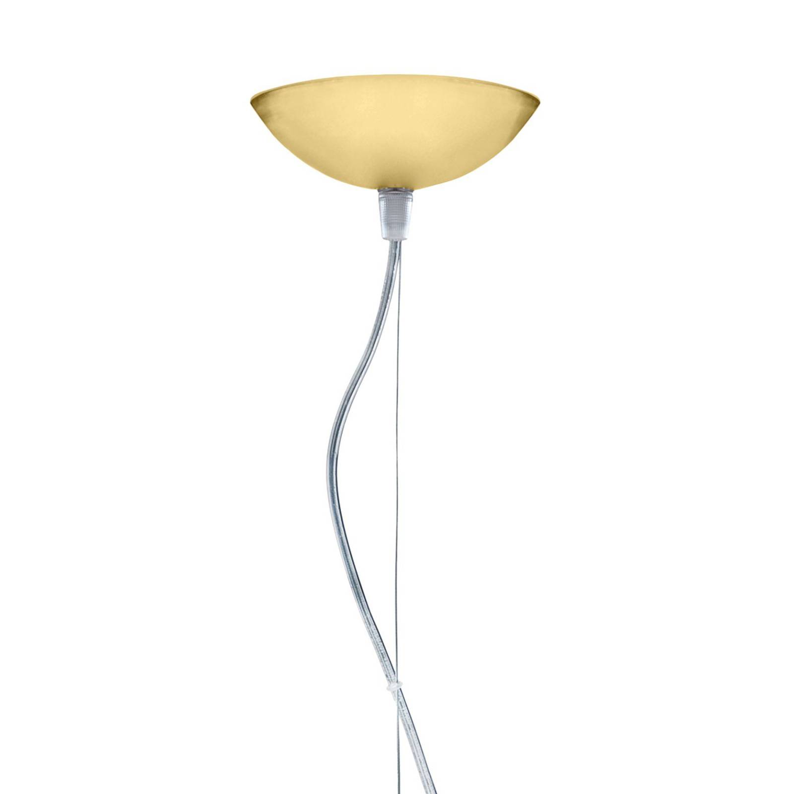 Kartell FL/Y – lampa wisząca LED, złota błyszcząca