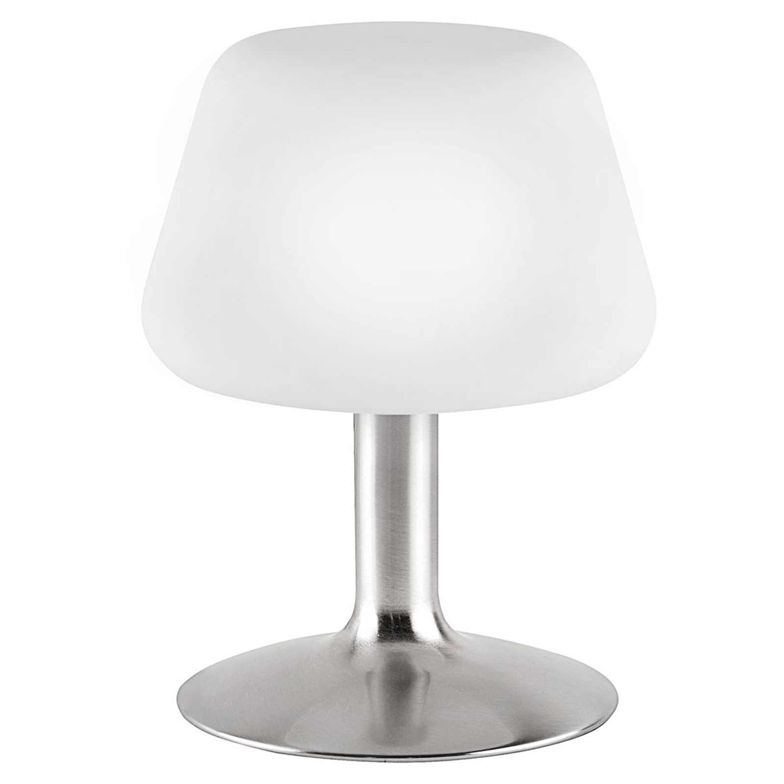 Malá LED stolní lampa Till dotykový stmívač, ocel