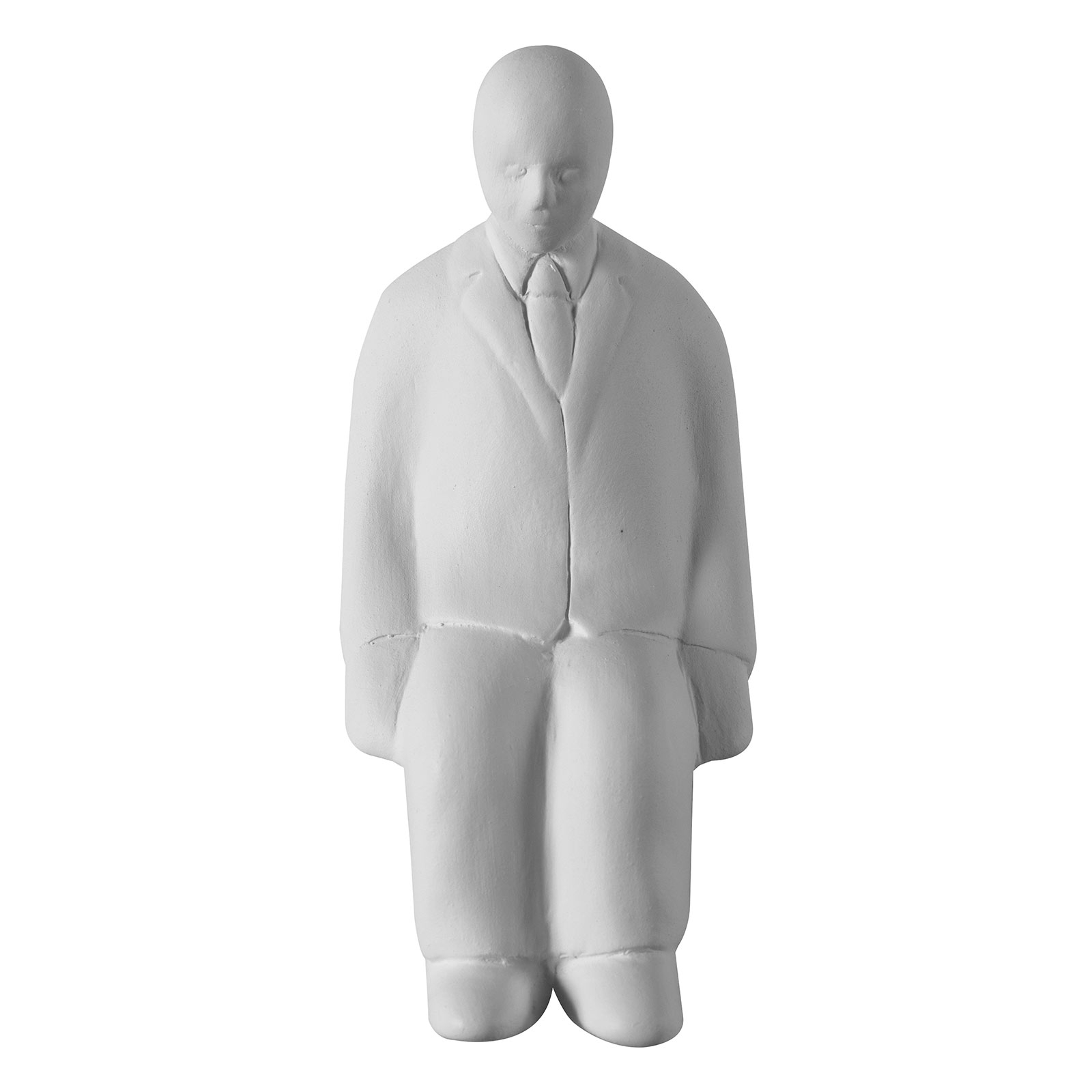Karman Umarell figurine déco hauteur 13 cm, assise