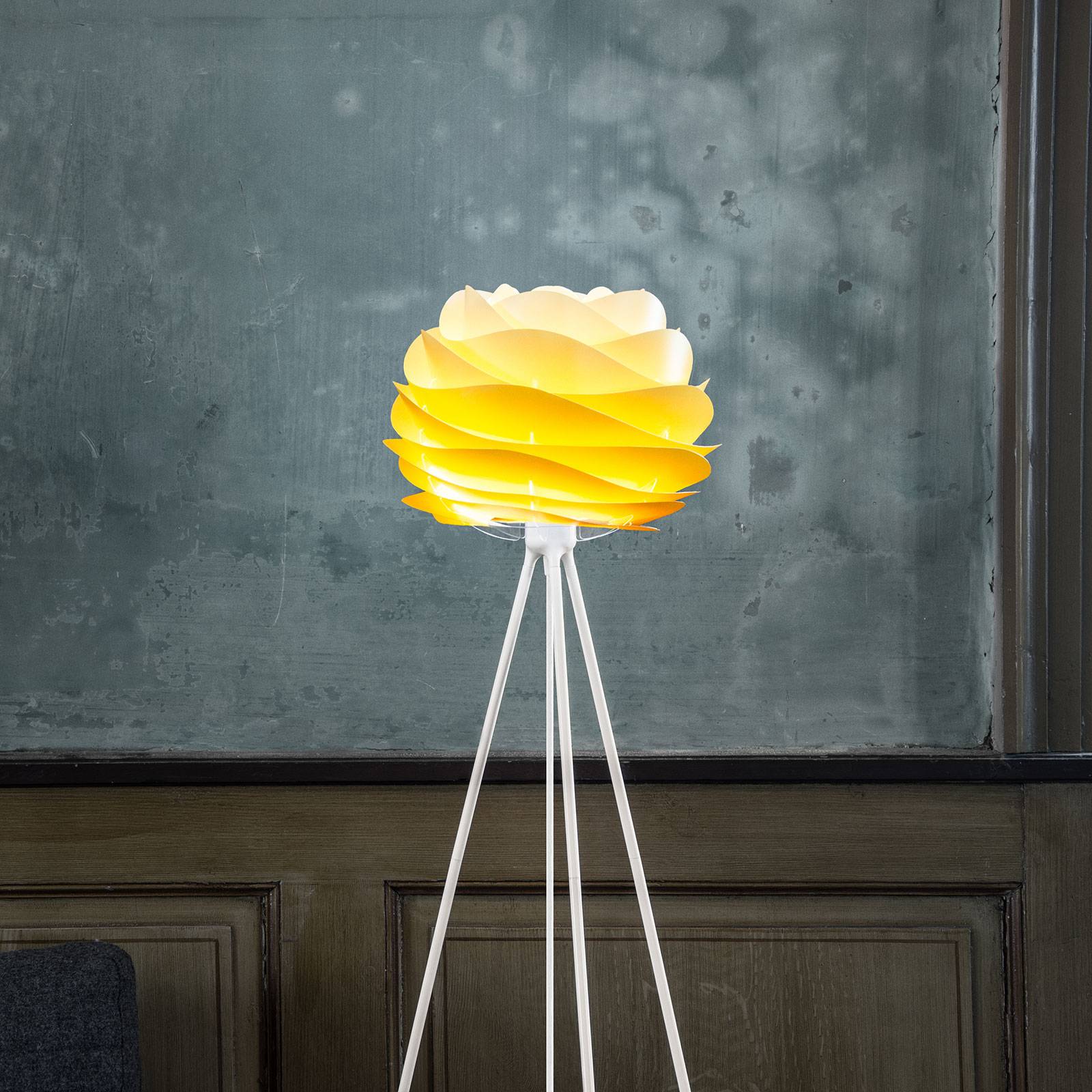 UMAGE Carmina Mini lampadaire jaune/trépied blanc