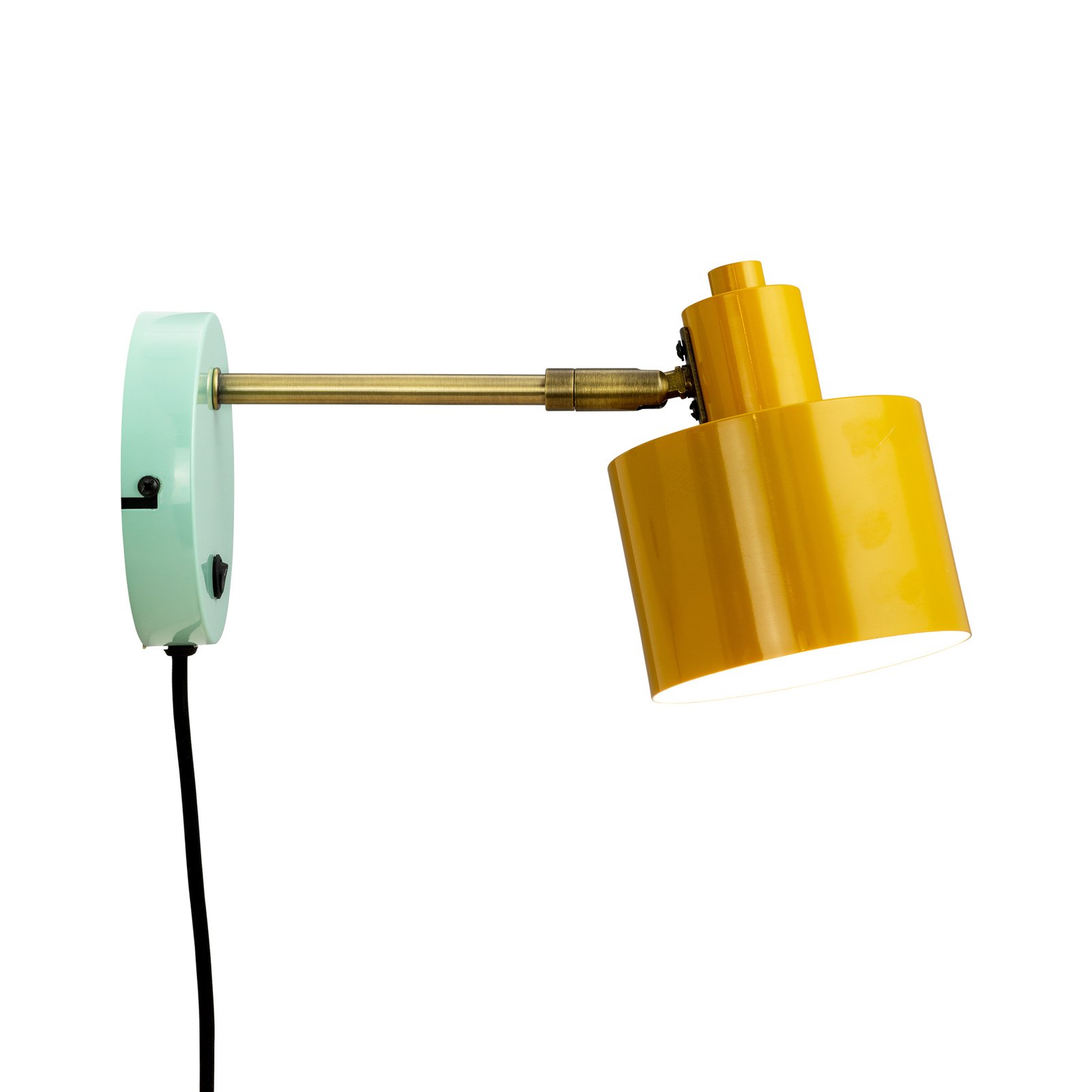 Ocean Wall Lamp Curry/Brass/Turquoise - DybergLarsen