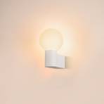 SLV Varyt badkamer wandlamp, wit, aluminium, breedte 12 cm