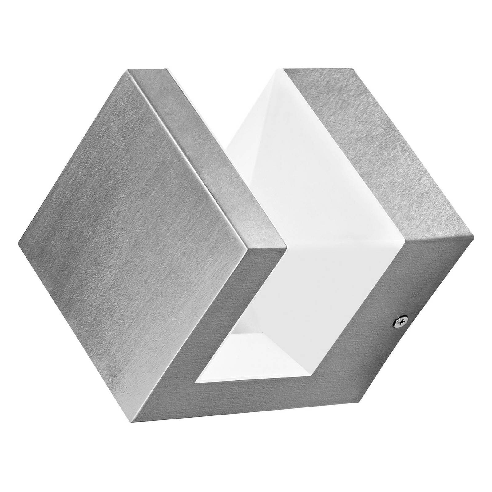 LEDVANCE Ledvance Endura Style Pyramid LED wall light, aluminium, polycarbonate, 9 W, W: 10 cm, H: 10 cm