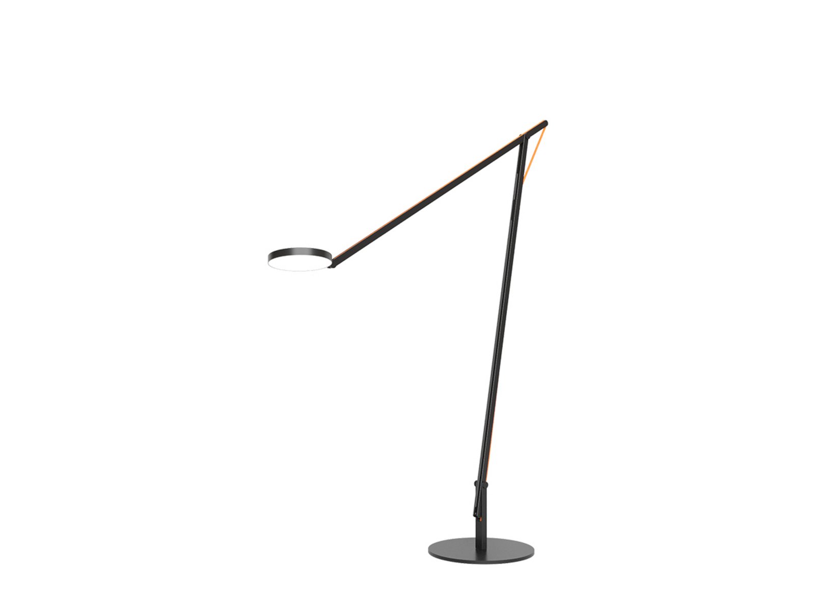 String XL Lampadar Matt Black/Orange - Rotaliana