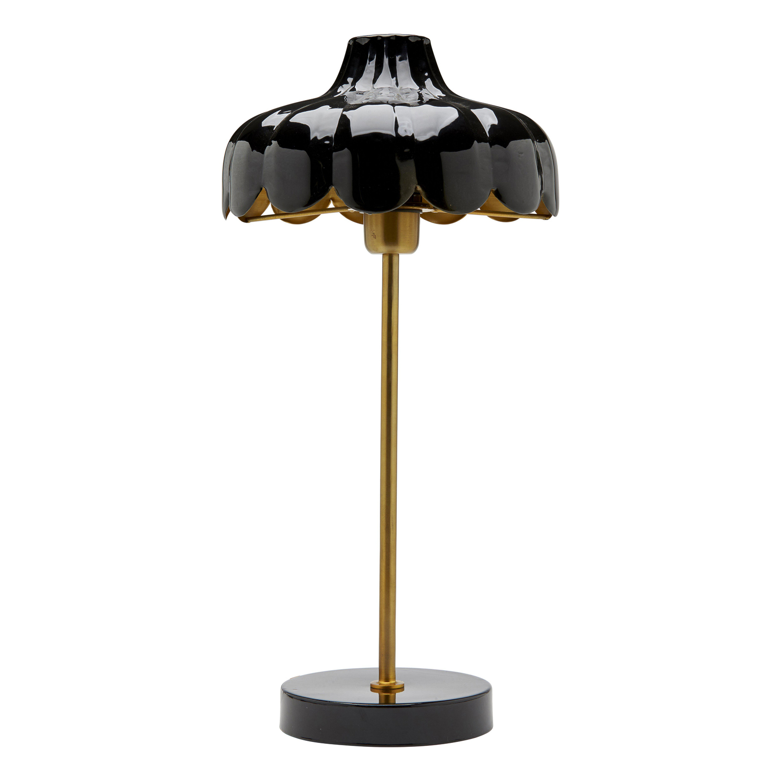 PR Home Wells Tischlampe schwarz/gold
