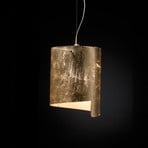 Hanglamp Papiro, Ø 26 cm, goud