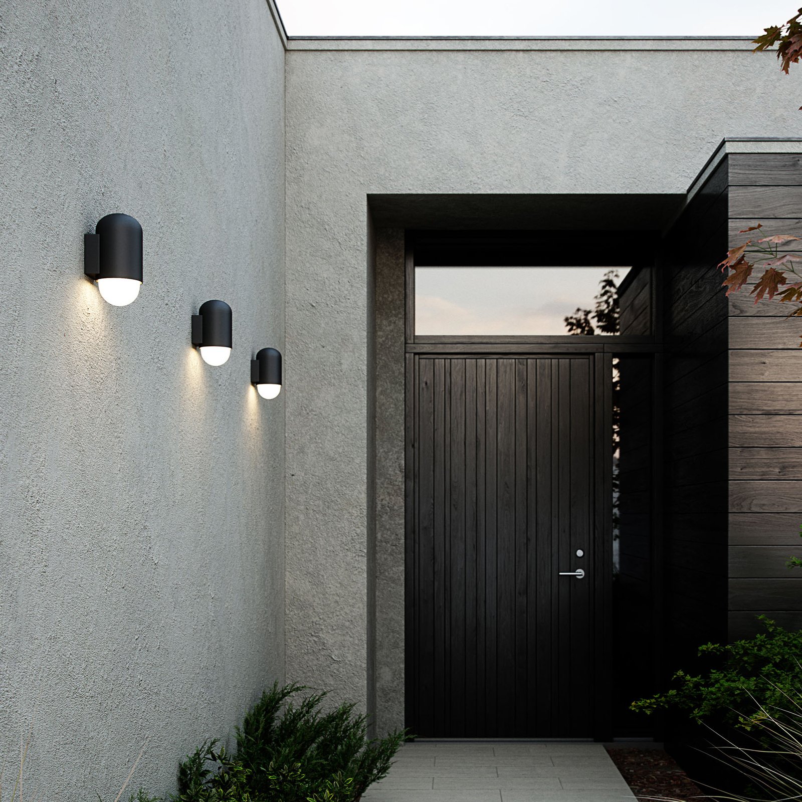 Heka Wall Lamp Black - Nordlux