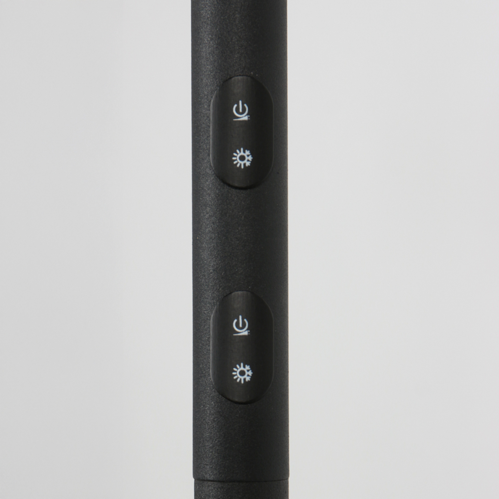 LED uplighter Daphne 2 + leeslampje zwart, CCT, afstandsbediening LED uplighter Daphne 2 + leeslampje zwart, CCT, afstandsbediening