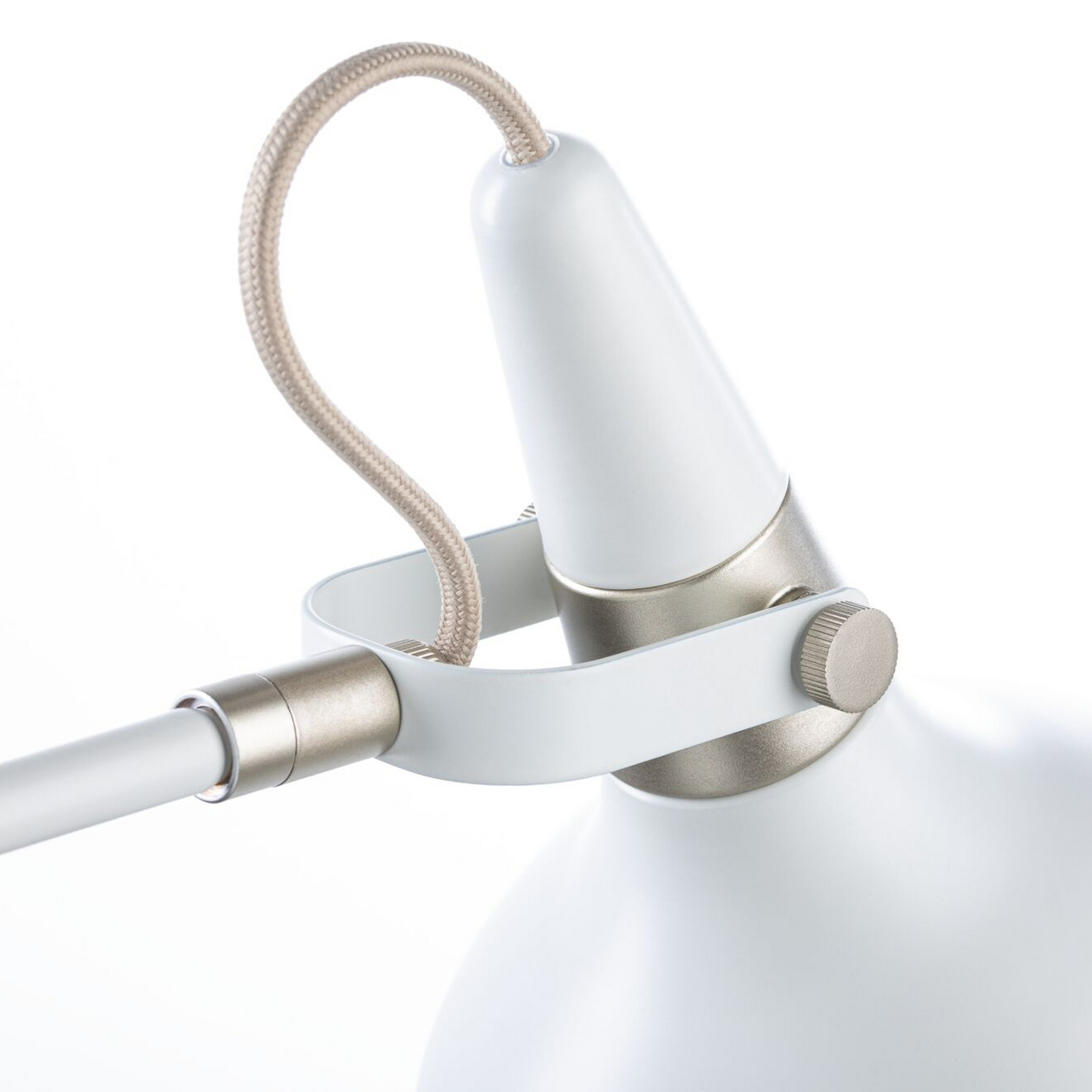 Paulmann Juna STYLE table lamp, white, height 51 cm, metal Paulmann Juna STYLE table lamp, white, height 51 cm, metal