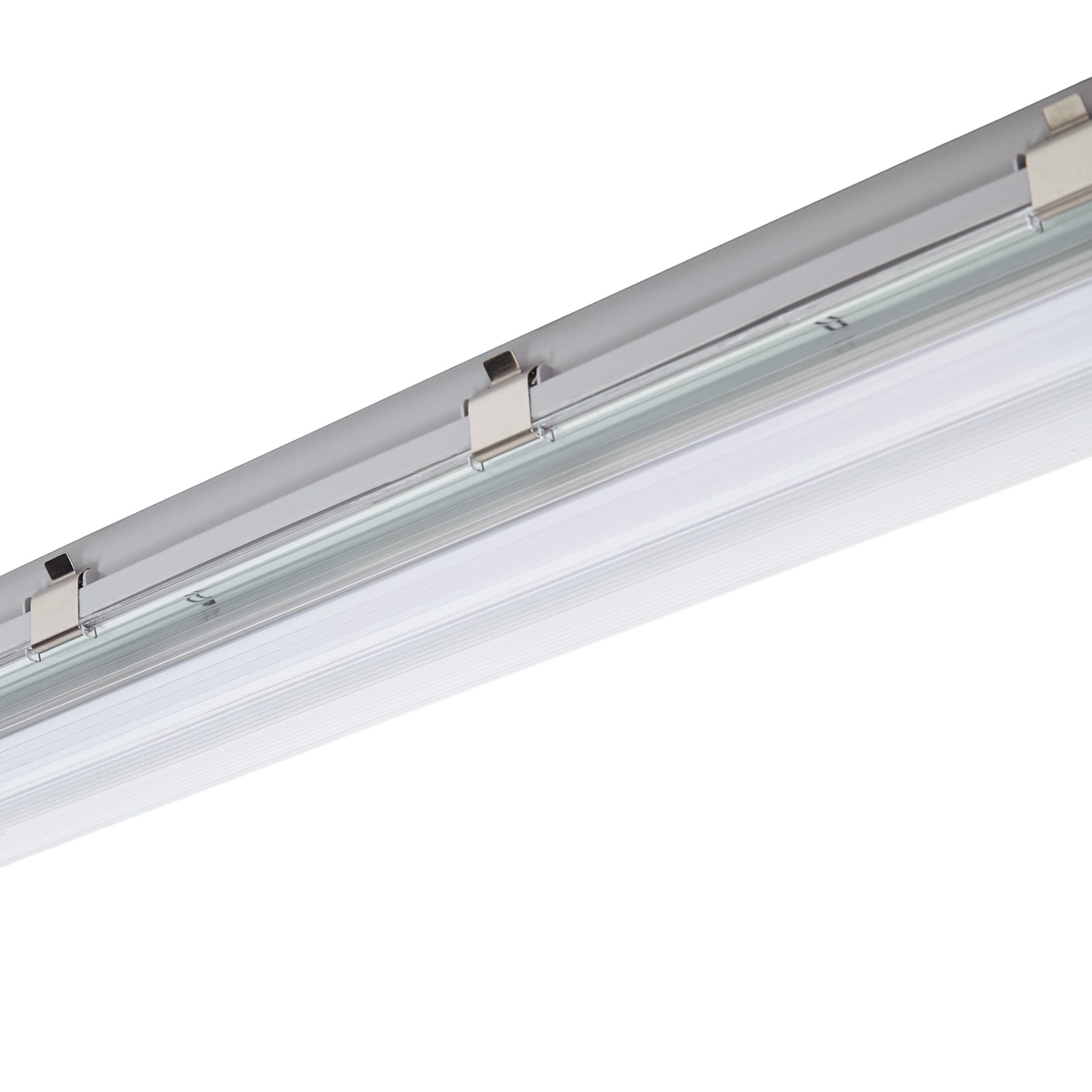 Lámpara resistente a la humedad PRIOS Lior, 157 cm, 2 x T8, G13, IP65, 18 W