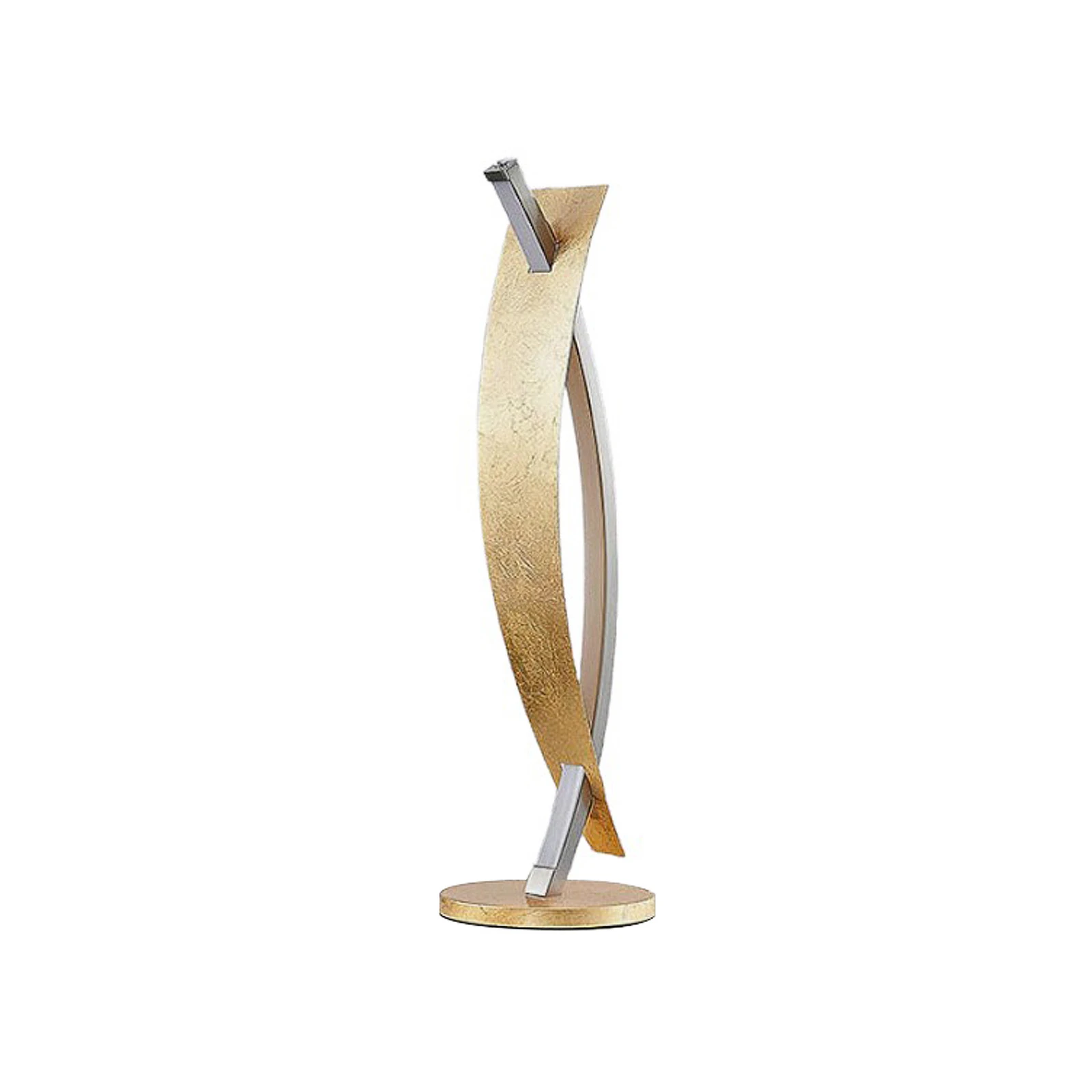 Lucande LED-Tischleuchte Marija, goldfarben, dimmbar, 62 cm
