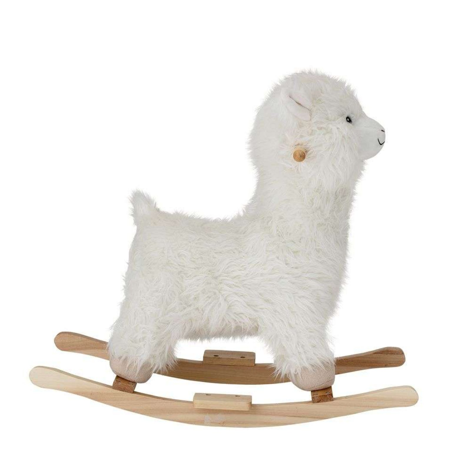 Kinto Rocking Toy Lama White - Bloomingville