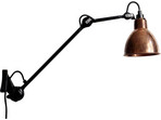 222 XL Nástenné Svietidlo Black/Raw Copper - Lampe Gras