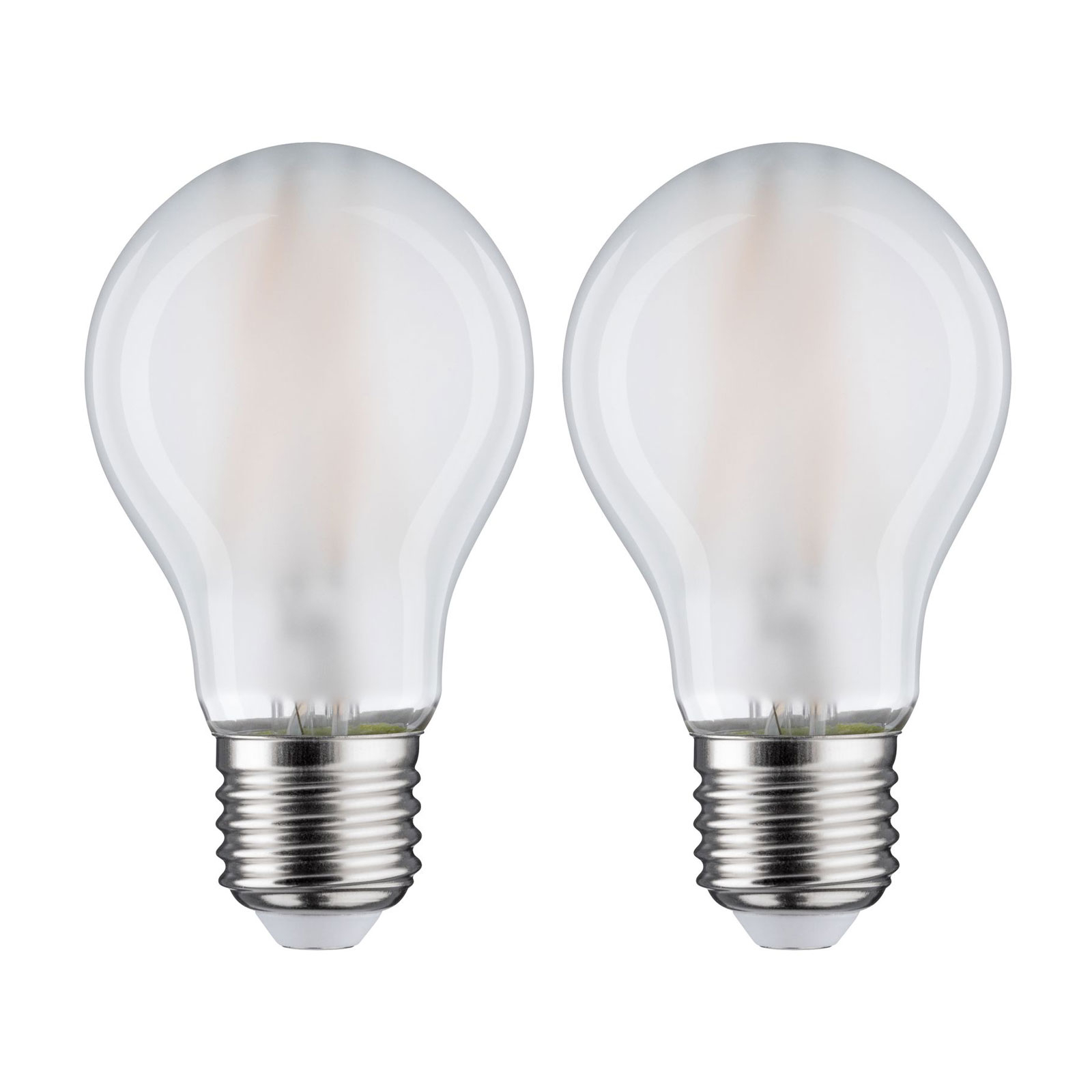 LED-lampa E27 7W 2.700K matt 2-pack