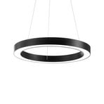 Ideal Lux LED-Hängeleuchte Oracle, Ø 70 cm, schwarz, 3.000 K