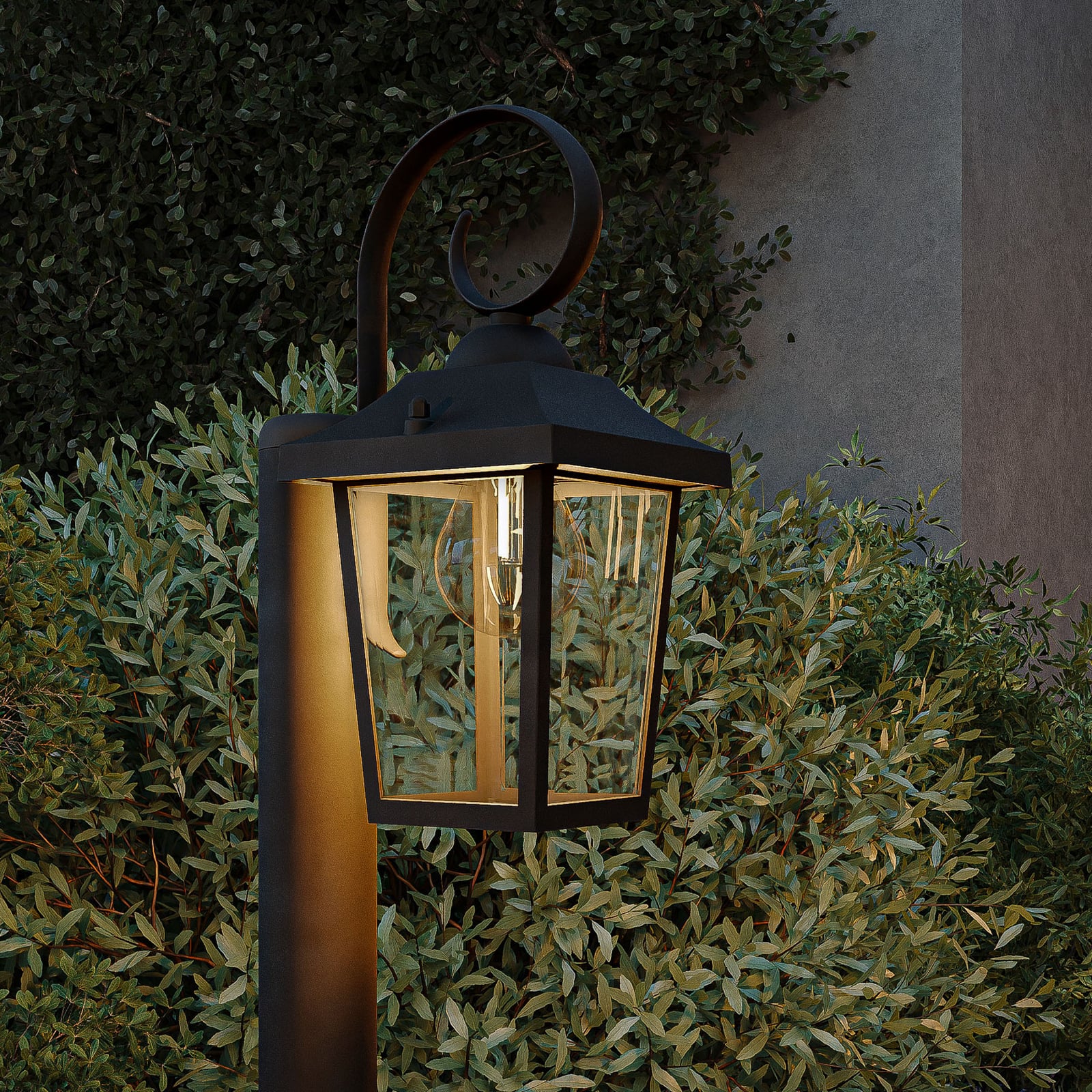 Philips tuinpadverlichting Buzzard, zwart, 75 cm, IP44, E27