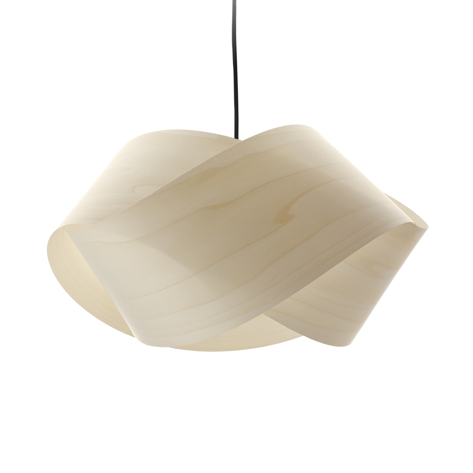 LZF hanglamp Nut, ivoorkleurig/nikkelkleurig, lengte 42 cm