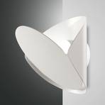 LED-vegglampe Shield, dimbar, hvit