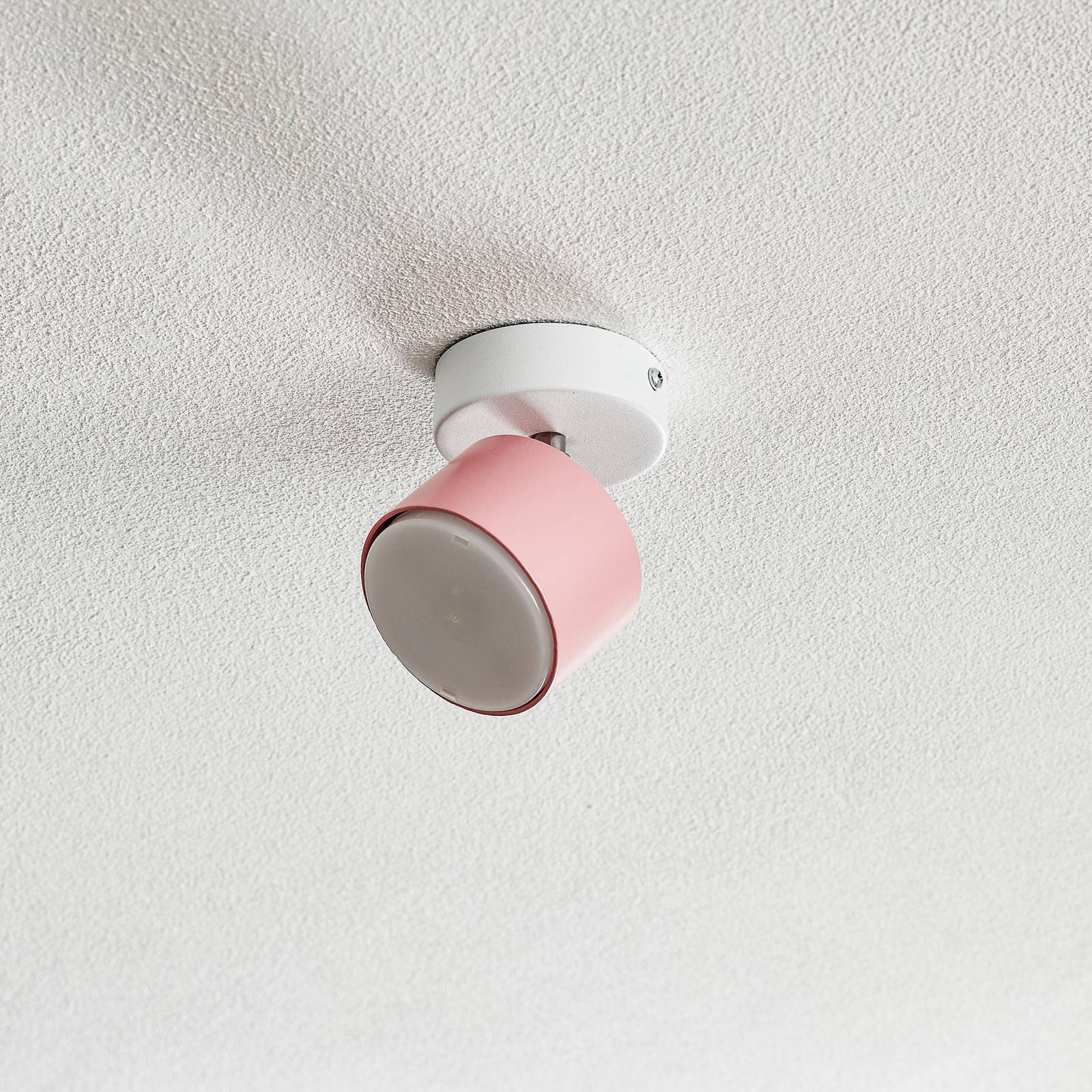 Euluna Cloudy spot pour plafond à une lampe rose