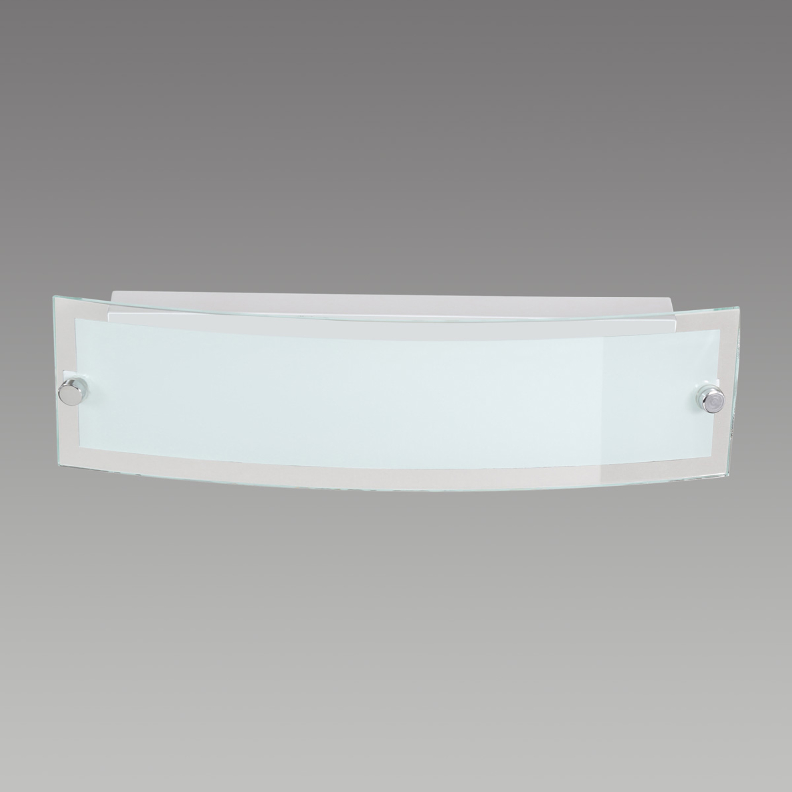 Wofi Satin-finished Lorenz LED wall light, for Living / Dining Room, metal, glass, 10 W, energy efficiency: A, W: 8 cm, H: 30 cm