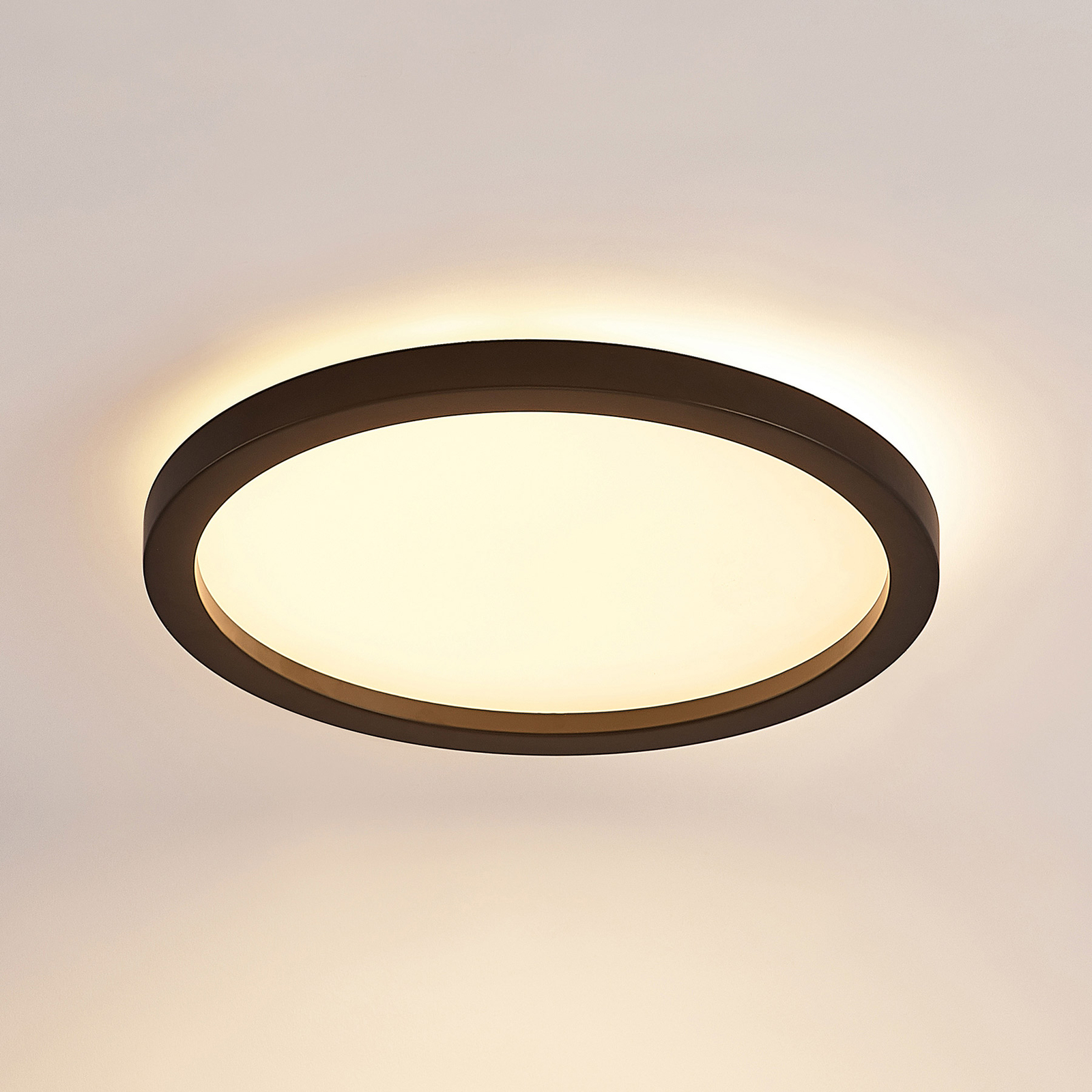 Prios Avira LED ceiling light, round, 29 cm