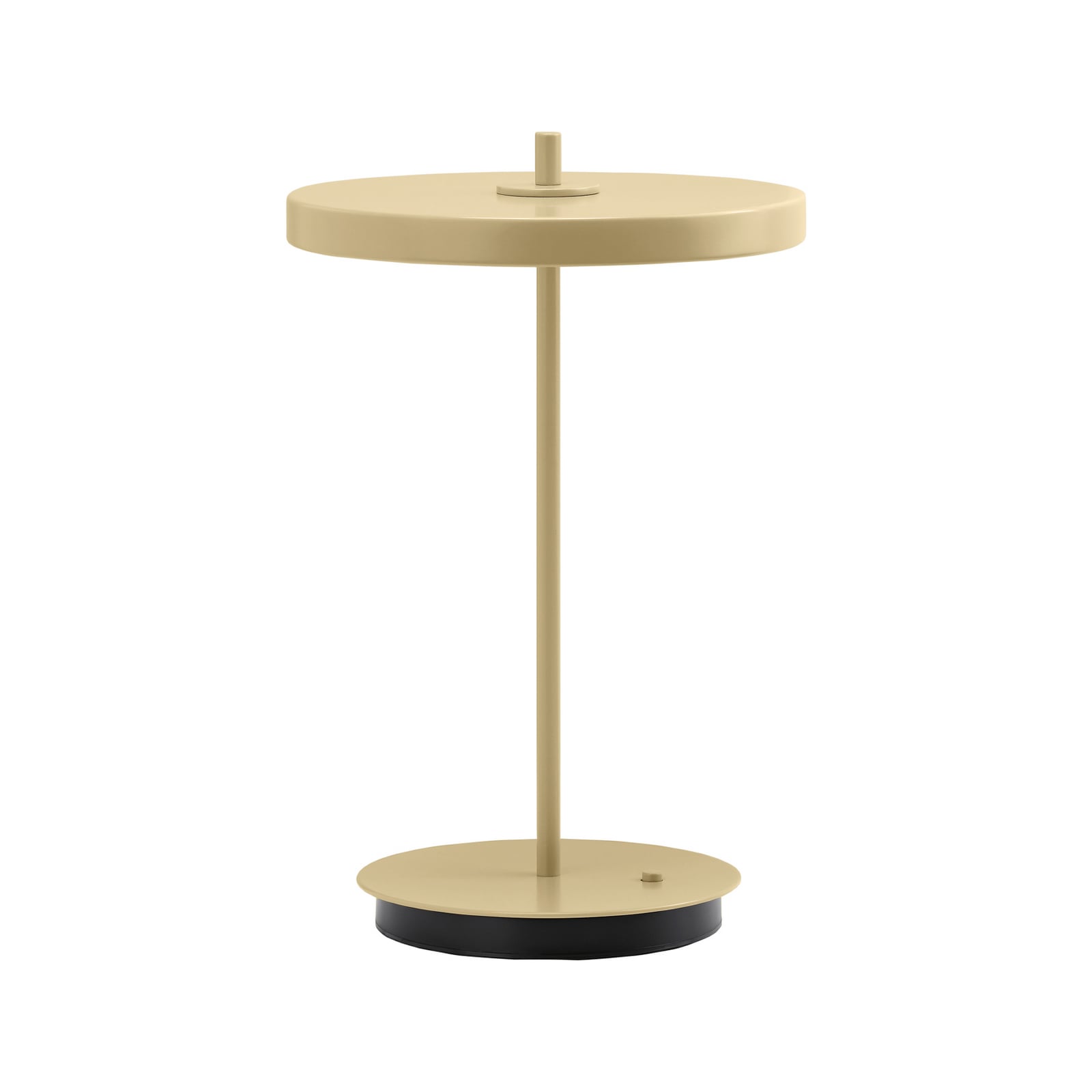 Lampa stołowa LED z akumulatorem UMAGE Asteria Move, jednolity brązowy odcień,