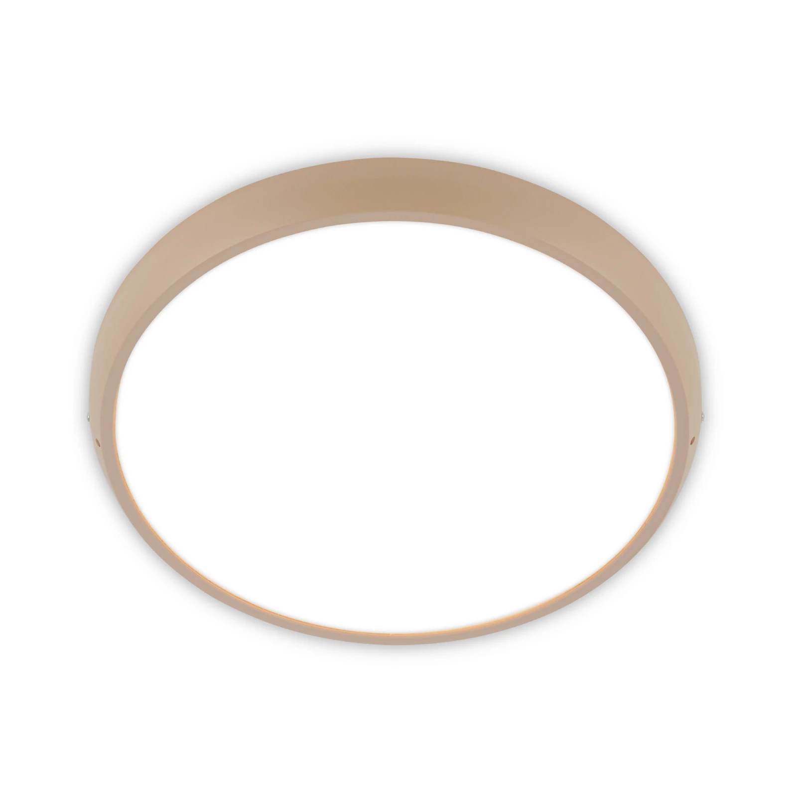 LED-Deckenleuchte Navaro, beige/weiß, Ø 38 cm, 4.000 K