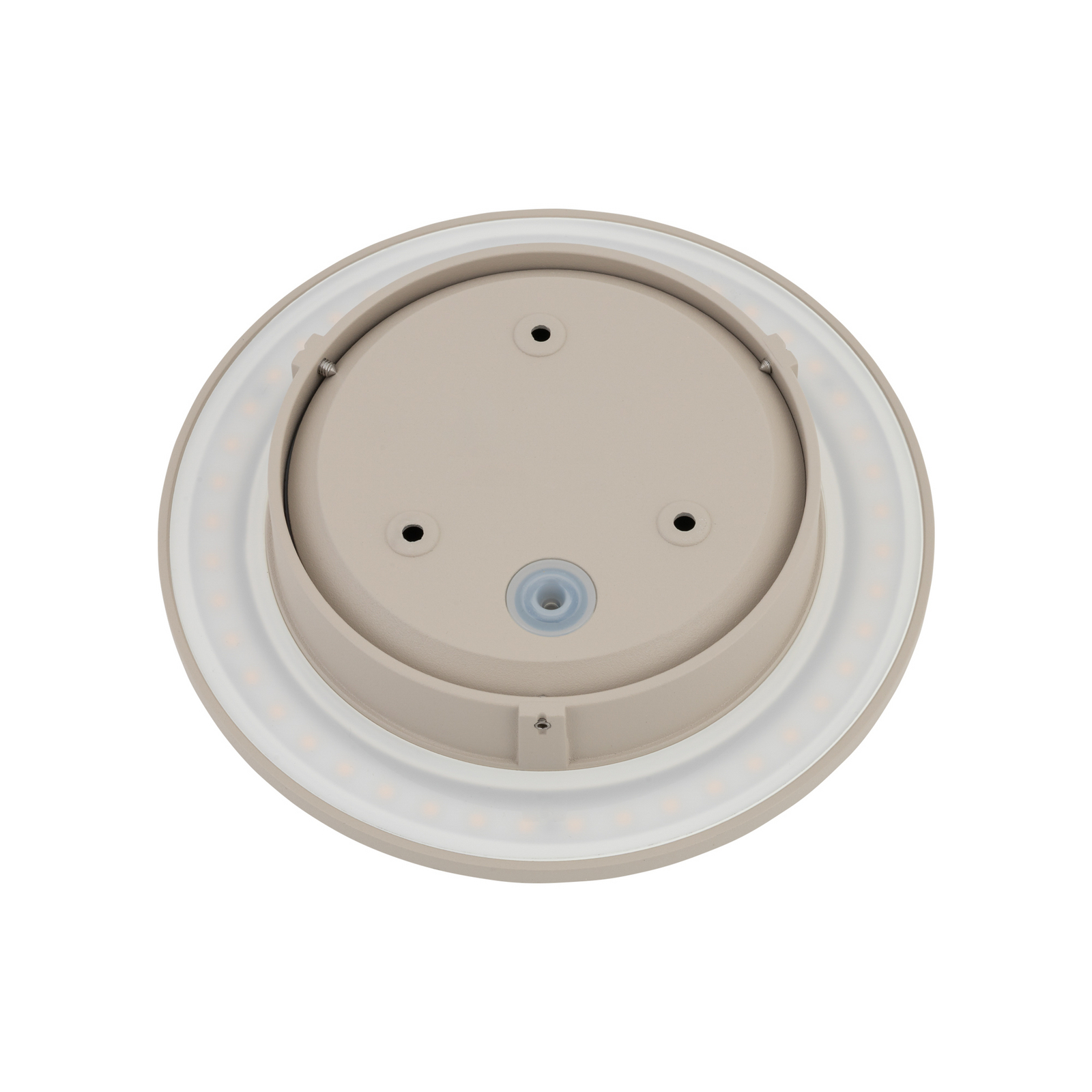 LED-Wandleuchte Aria M, sand, Aluminium, Ø 18 cm