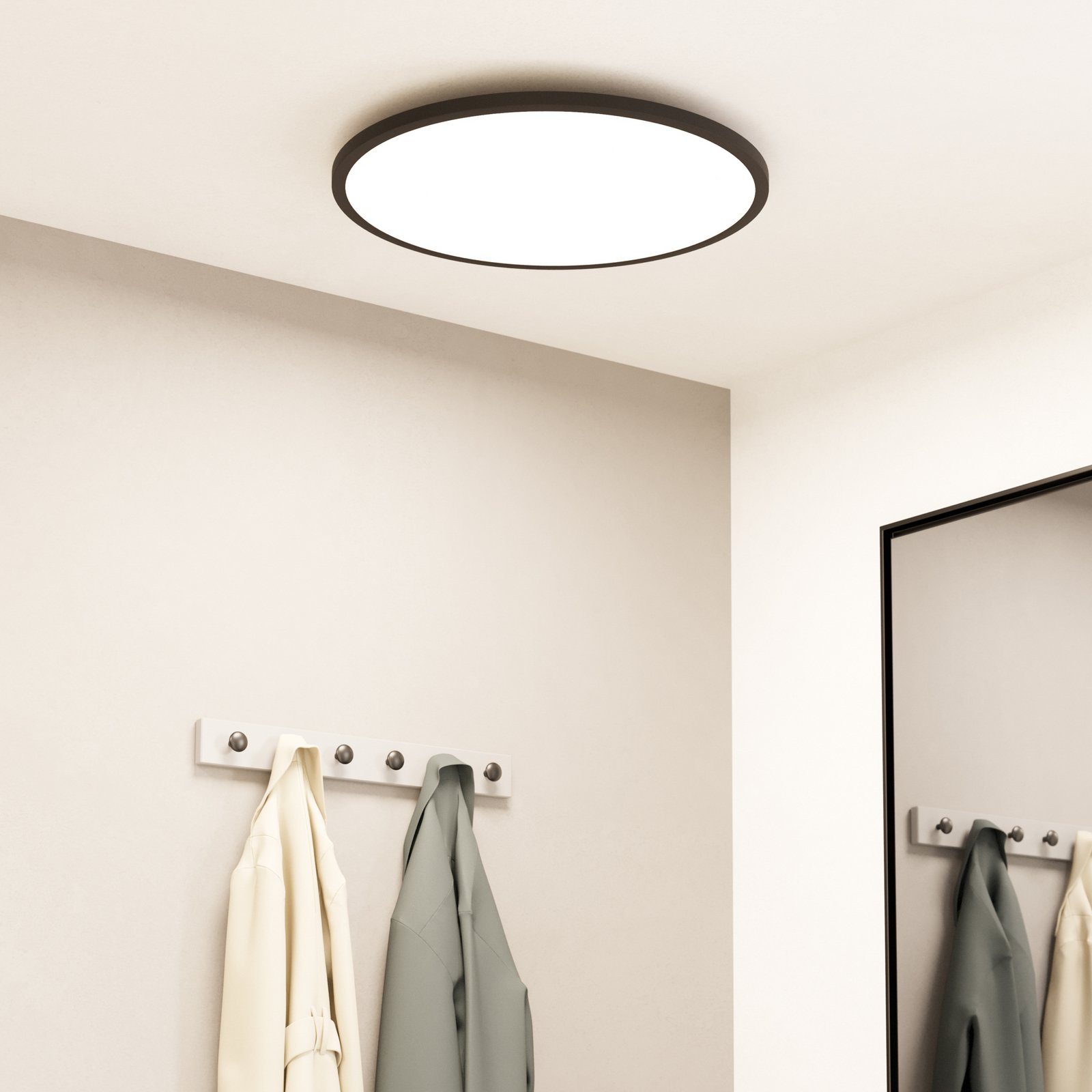 EGLO connect Sarsina-Z mennyezeti lámpa fekete Ø60cm