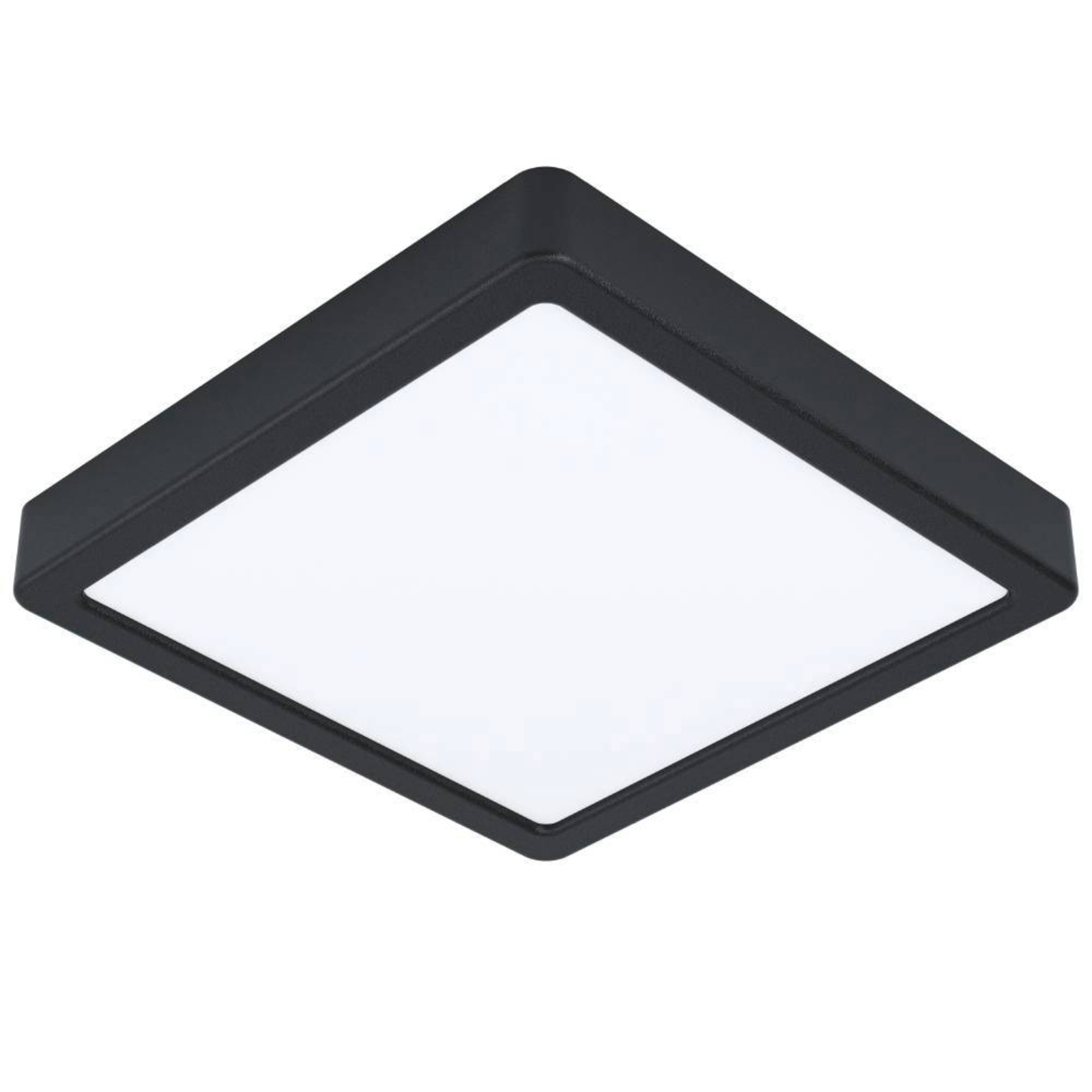 Fueva 5 LED ceiling lamp, IP20 black 4,000 K