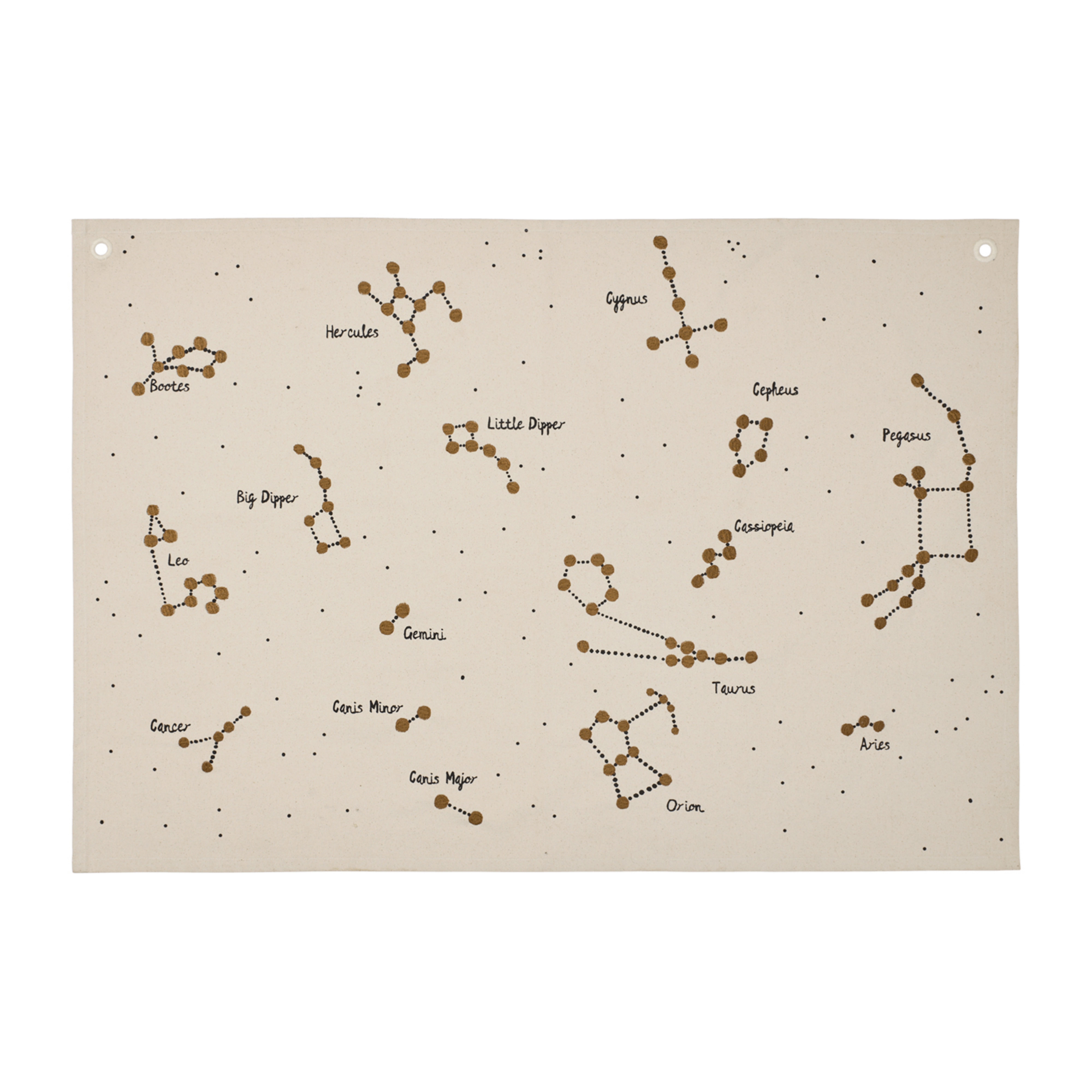 CONSTELLATION Wandteppich, beige, 100 x 70 cm - ferm LIVING