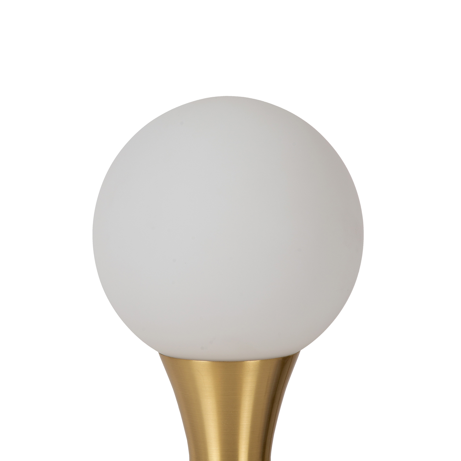 Bordslampa Moya med glasskärm, guld