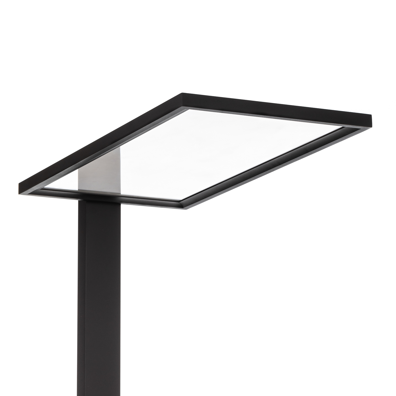 Prios Taronis LED-Büro-Stehlampe, Dimmer, schwarz