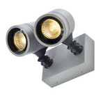 SLV Myra Außenwandlampe, 2-flammig, variabel