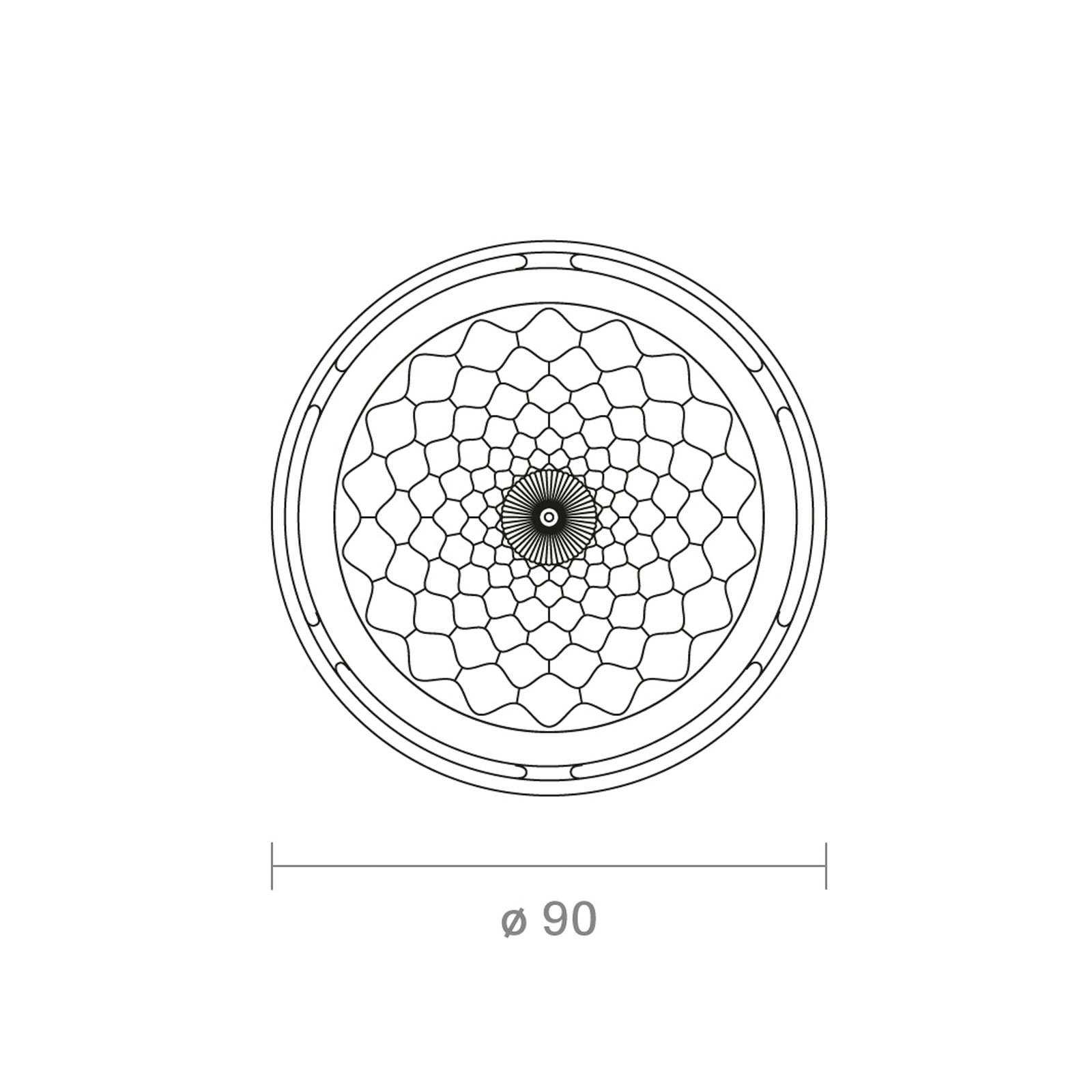 Lentille interchangeable Nivo, 36°, polycarbonate, anneau blanc - Sigor