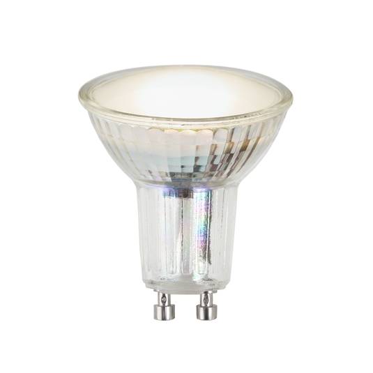 Reflector LED bulb GU10 4.5W 3,000 K 120° glass