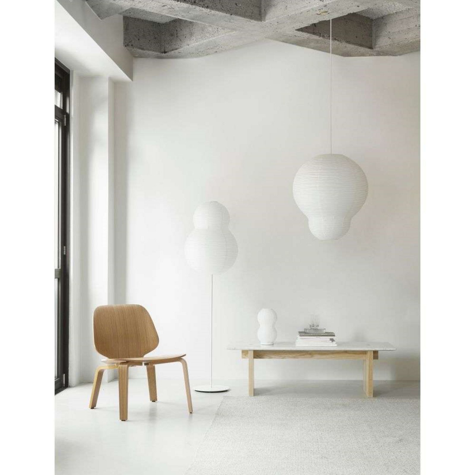 Puff Bubble Floor Lamp White - Normann Copenhagen