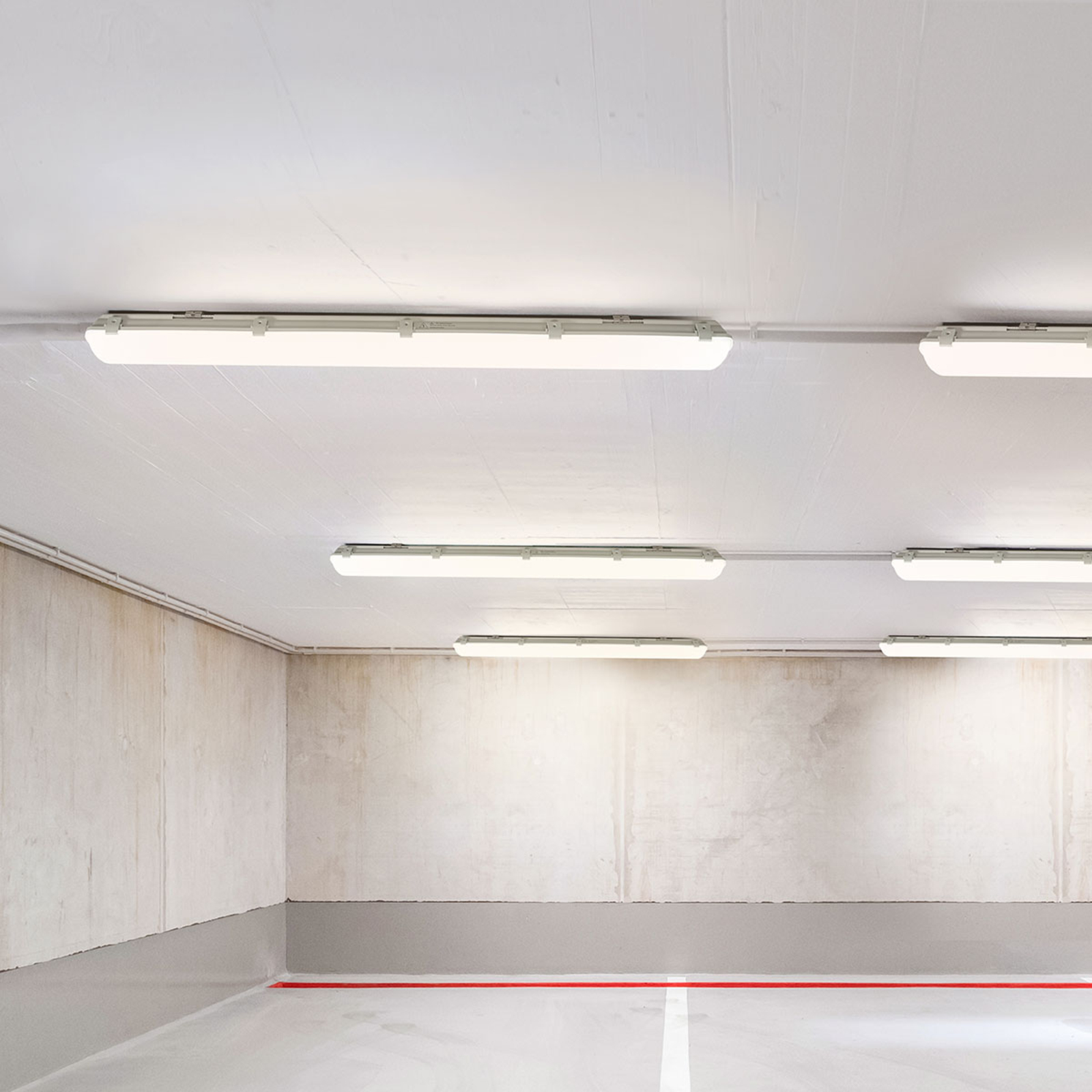 Plafonnier LED Mareen IP65 34 W 121,5 cm
