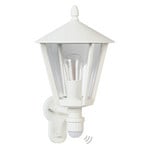 Buitenwandlamp 671, wit met bewegingsmelder